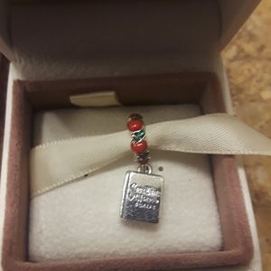 Snow whites book charm, opens like locket